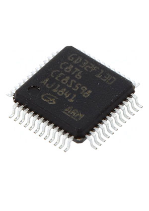 GD32F130C8T6,  ARM Cortex-M3, 32-, 48, 64K Flash, 8 RAM, 39 I/O [LQFP-48]