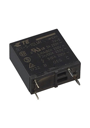 SDT-S-112LMR,601, ���� 1 �����. 12VDC, 5A/250VAC SPST-NO �� �����