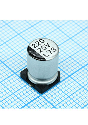 ELV221M25RE, SMD - 25V 220uF /8*10.5/85 C