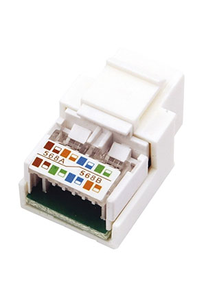 Rexant Keystone Jack RJ-45 (8P8C), UTP неэкранированный, категория 5e, 180 градусов, белый разъемы телефонные и сетевые