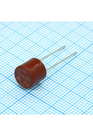 Littlefuse 37000800000, Предохранитель с задержкой 250В 0.8A 8.5 x 8 мм радиальный вставки плавкие, предохранители