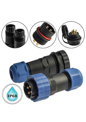 SZC21 4P-F-M, Разъём герметичный SZC21 4P-F-M, 4 контакта