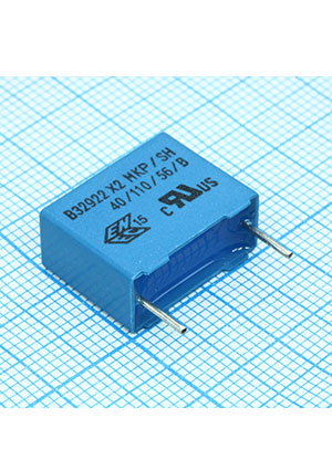 TDK EPCOS B32922H3224M, фильтр X2 0.22uF 20% 305Vac e:15mm конденсаторы помехоподавляющие