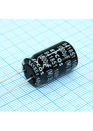 B41851F7108M, Radial, 35V 1000uF /12.5*20/105 C