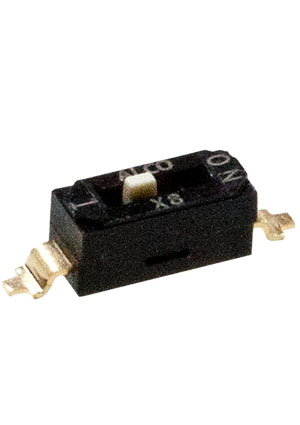 TE Connectivity 2-2319847-2, EDS01SGNNTR04Q, DIP переключатель 1 контакт DIP-переключатели