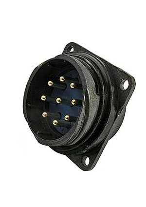 FQ30-9PIN ZJ, Блочная вилка, 9 контактов IP67