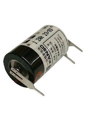 ER14250H/3PT, Li, SOCl2 ������� ����������� 1/2AA, 3.6 �, 1.2 ��, ���������� ����������� ������, -55