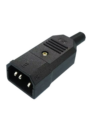 AS-413-EN, Евровилка сетевая на кабель (IEC 60320 C14)