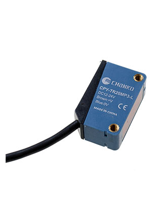 CHANKO CPY-TR20MP3, оптический датчик положение 32*18*20 на просвет 20м PNP NO/NC кабель источник и приемн оптические датчики положения