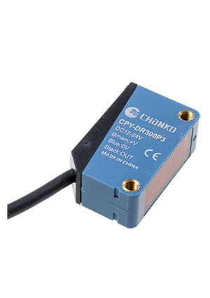CHANKO CPY-DR300P3, оптический датчик положение 32*18*20 диффузный 300мм PNP NO/NC кабель оптические датчики положения