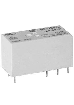 HF115F-L/5-2Z4L2TF, 5VDC 8A DPDT
