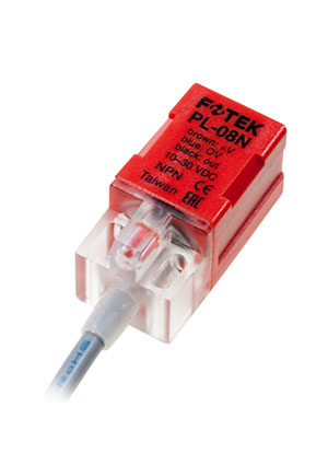 Китай PL08-IQE17-07NN, индуктивный датчик приближения 8мм NPN NO 6-36В 17*17*17мм (=IQE17-07NNSKW2S) индуктивные датчики положения