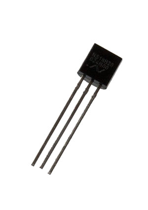 NS18B20-QTOS,   , 1-wire bus, TO-92 (=DS18B20+)