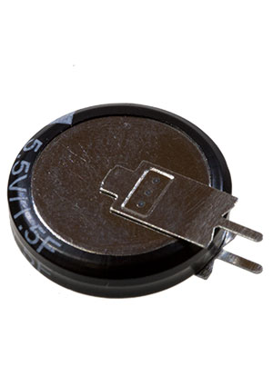 GreenTech GTSE-5R5-155ZV, ионистор 1.5Ф 5.5В вертикальный суперконденсаторы, ионисторы