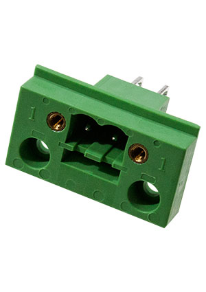 DEGSON 2CDGB-5.08-02P-14-00A(H), клеммник на панель 2 контакта шаг 5.08мм, вилка клеммники разьемные
