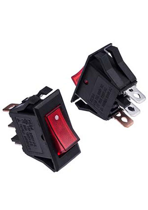 RUICHI KCD3-101N-C2-R/3P ON-OFF переключатели клавишные