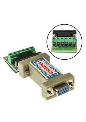 RUICHI RS-232 TO RS-485 C, Разъёмы DB-09 + переходник на клеммную колодку cредства разработки и отладки для микроконтр.