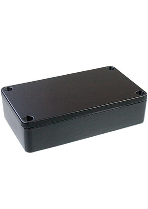 Gainta G106BK, корпус для РЭА 115x65x30мм алюминиевый черный IP65 корпуса для РЭА металлические