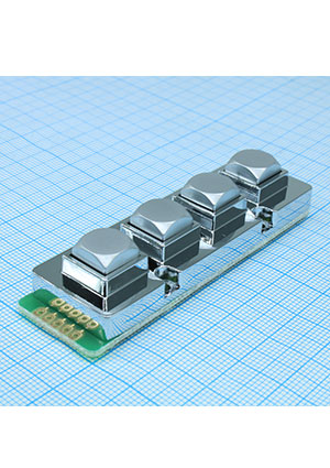 ACCORD AK-104-B-SSS-WP-MM кнопки с подсветкой