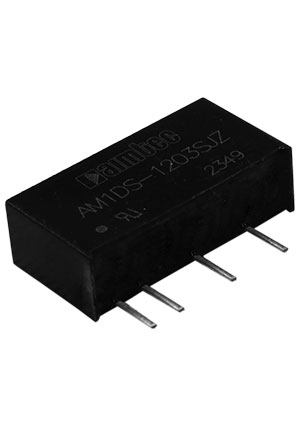 AM1DS-1203SJZ, DC/DC, 1��, ���� 10.8:13.2�, ����� 3.3�/0.03:0.303�, �������� 1500� DC, ��� 75%, ����