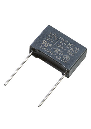 DIN X2104K2FAE70AAHZDIN, X2 конденсатор 0.1uF 10% 305Vac =B32922C3104K000 конденсаторы помехоподавляющие