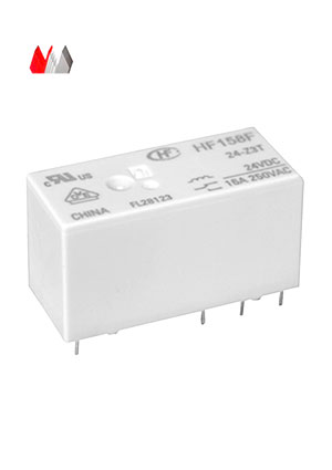 HF158F/24-Z33, ����������� ������� ����, 24 VDC, 250 V, 1 form C,  ��� 16 A, �������� ��������� AgNi