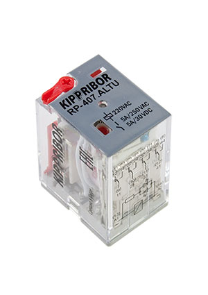 RP-402.DLTU,  , 4-., 12VDC, 5A/250V,  , LED-, 