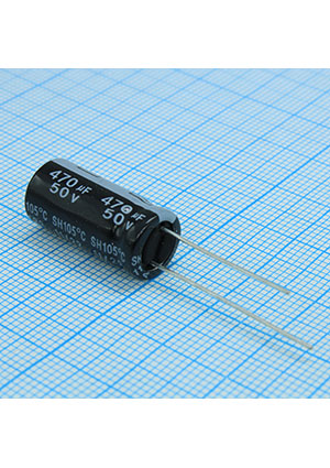 KSH477M050S1G5H20K, Radial, 50V 470uF /10*20/105 C