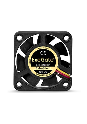 ���������� ExeGate ExtraSilent ES04010S3P, 40x40x10 ��, ��������� ����, ���������� ExeGate ExtraSile