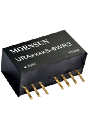 URA2412S-6WR3, DC/DC преобразователи на печатную плату