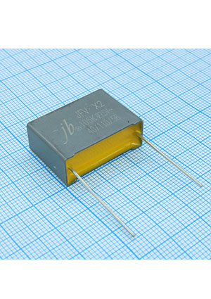 JB Capacitors JFV0A1105K225000B, фильтр X2 1.0uF 10% 275Vac p:22.5mm конденсаторы помехоподавляющие