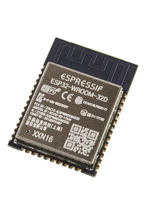 Espressif ESP32-WROOM-32D-16, Модуль Wi-Fi 802.11 b/g/n, Bluetooth v4.2 BR/EDR, PCB антенна 16MB радиомодули