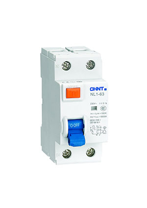 CHINT 200359, УЗО NL1-63 2P 16A 30mA 6kA тип AC УЗО