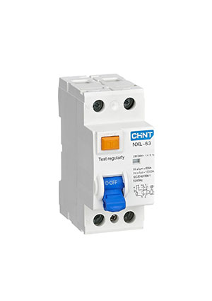 CHINT 328260, УЗО NXL-63 6kA 1P+N 63A 100mA AC УЗО