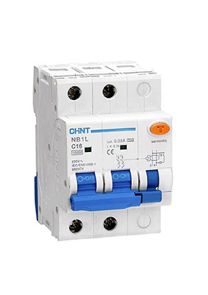 205083, .  NB1L 2P B16 30mA  AC 10kA (54mm)