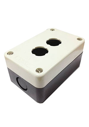 CHINT 574885, Корпус для кнопок NP2 2 места NP2-B02 кнопочные посты