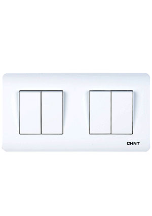 CHINT 715399, 4-клавишный проходной выключатель 10А 250В выключатели