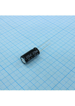 KM471M1HBKJ1020VBK, Radial, 50V 470uF /10*20/105 C