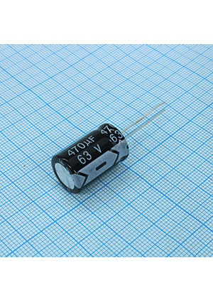 KM471M1JBKJ1321VBK, Radial, 63V 470uF /13*21/105 C