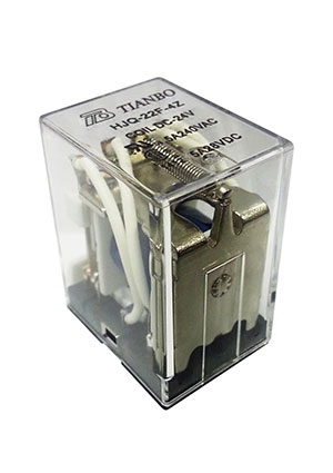 TIANBO HJQ-22F-24VDC-4Z, Реле электромеханические и DC контакторы контакторы