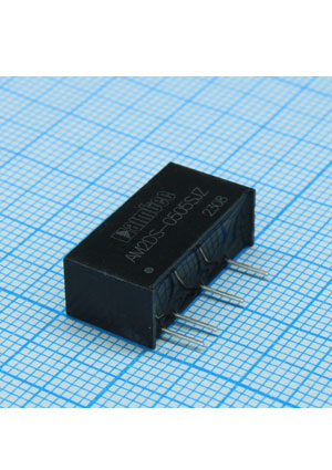 AM2DS-0505SJZ, DC/DC, 2��, ���� 4.5:5.5�, ����� 5�/0.04:0.4�, �������� 1000� DC, ��� 84%, ����������