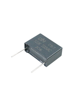 DIN C671033KGEKY2CAA00, Y1 конденсатор 0.01uF 20% 500Vac =B81123C1103M000 конденсаторы помехоподавляющие