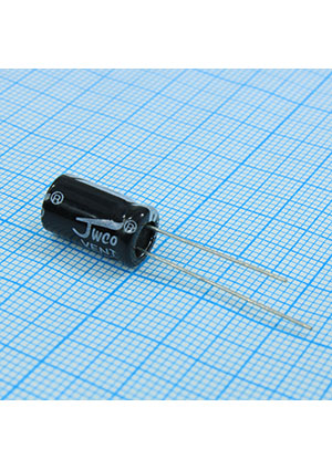 KM471M1EBKJ0814VBK, Radial, 25V 470uF /8*14/105 C