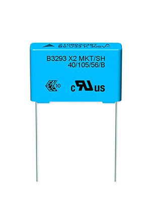TDK EPCOS B32932A3154K189, X2 конденсатор 0.15uF 10% 305Vac L=15mm конденсаторы помехоподавляющие