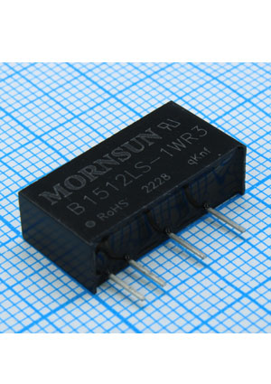 B1512LS-1WR3, DC/DC преобразователи на печатную плату