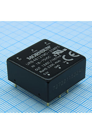 URB4812YMD-20WR3, THN15-4812WIR pin-to-pin преобразователь DC-DC