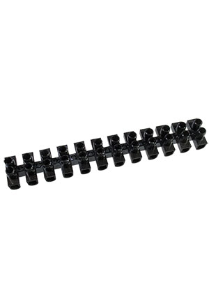 TDM electric ЗВИ-10, зажим винтовой 10А 12пар 1,5-6мм2 100С черный SQ0510-0033 клеммные колодки, блоки зажимов