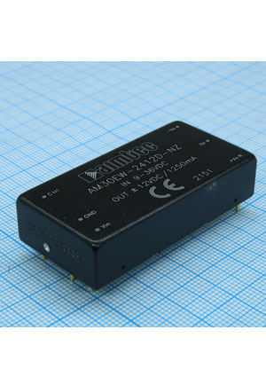 AM30EW-2412D-NZ, DC/DC ��������������� 30 ��  ���� 9~36�  ����������� ����� -12�12�  +1.25�   -40~80