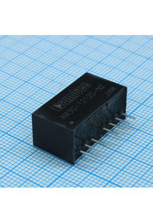 AM3G-1212S-NZ, DC/DC, 3��, ���� 9:18�, ����� 12�/0.25�, �������� 1500� DC, ��� 82%, ������������ ���