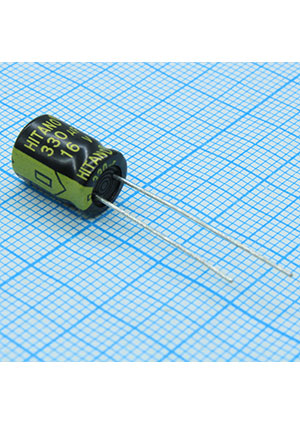 EXR331M16B, Radial, 16V 330uF /8*12/105 C